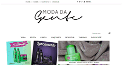 Desktop Screenshot of blogmodadagente.com